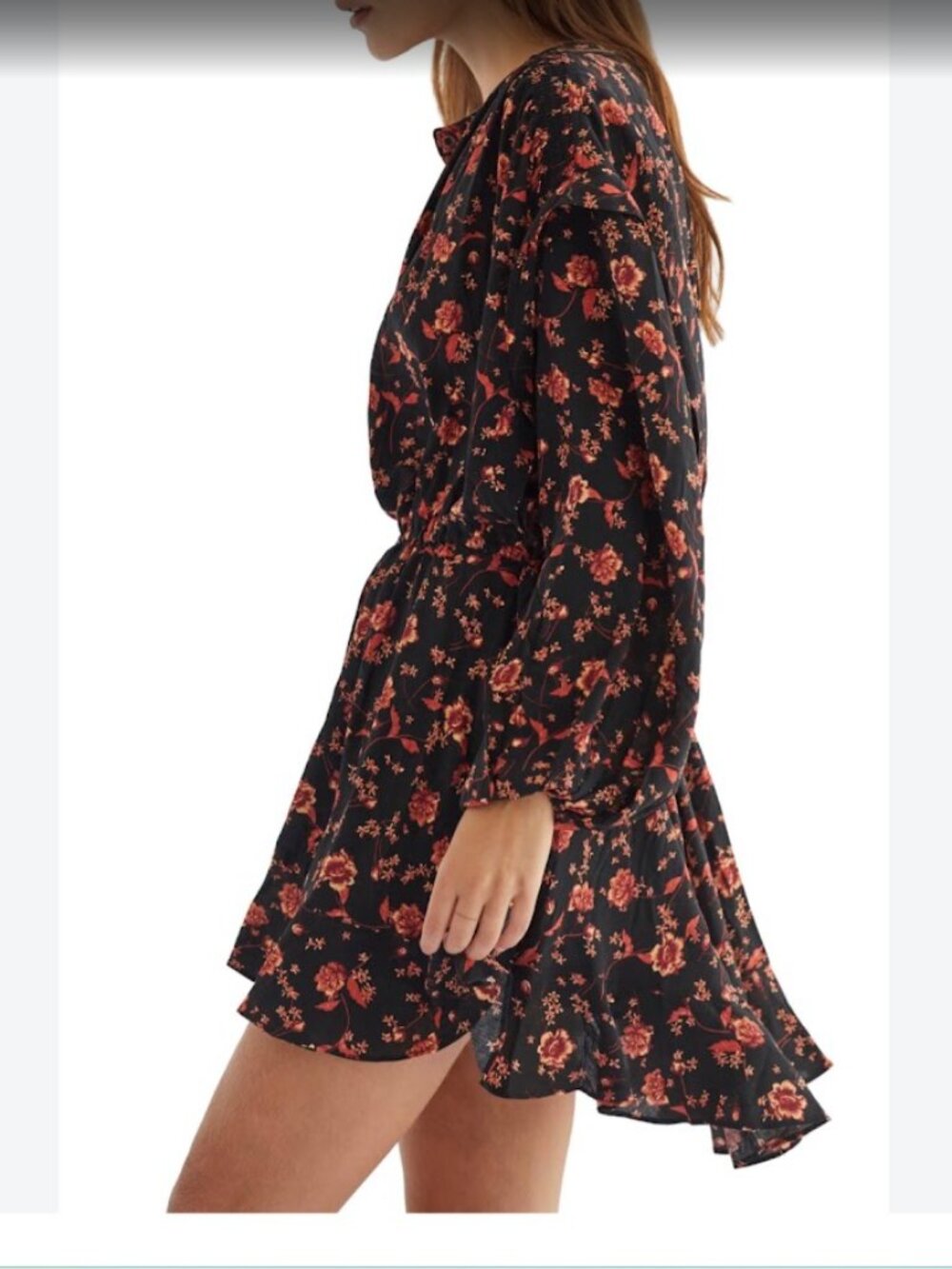 Free People Flower Fields Mini Dress Size Medium